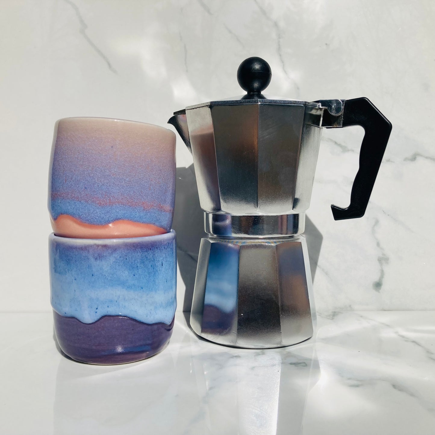 Stardust 10oz Handmade Ceramic Espresso & Matcha Cup