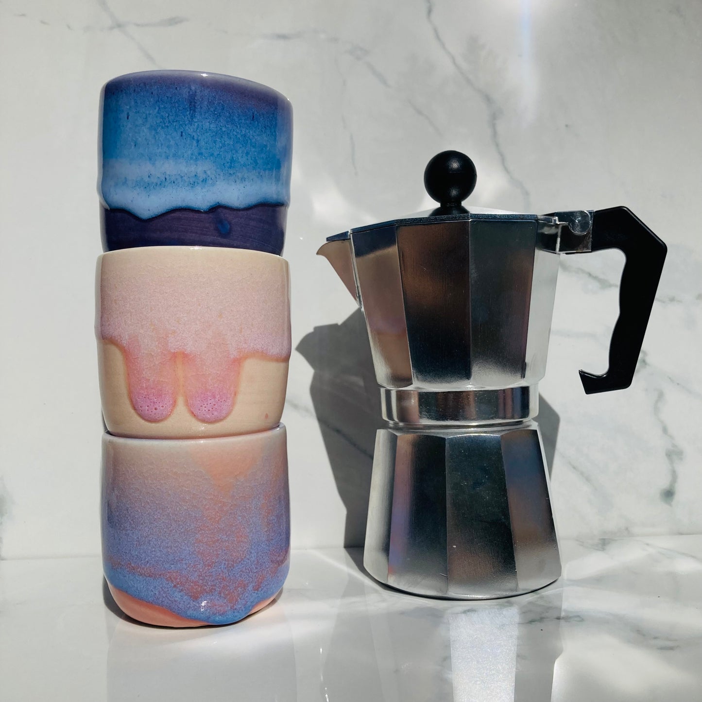 Stardust 10oz Handmade Ceramic Espresso & Matcha Cup